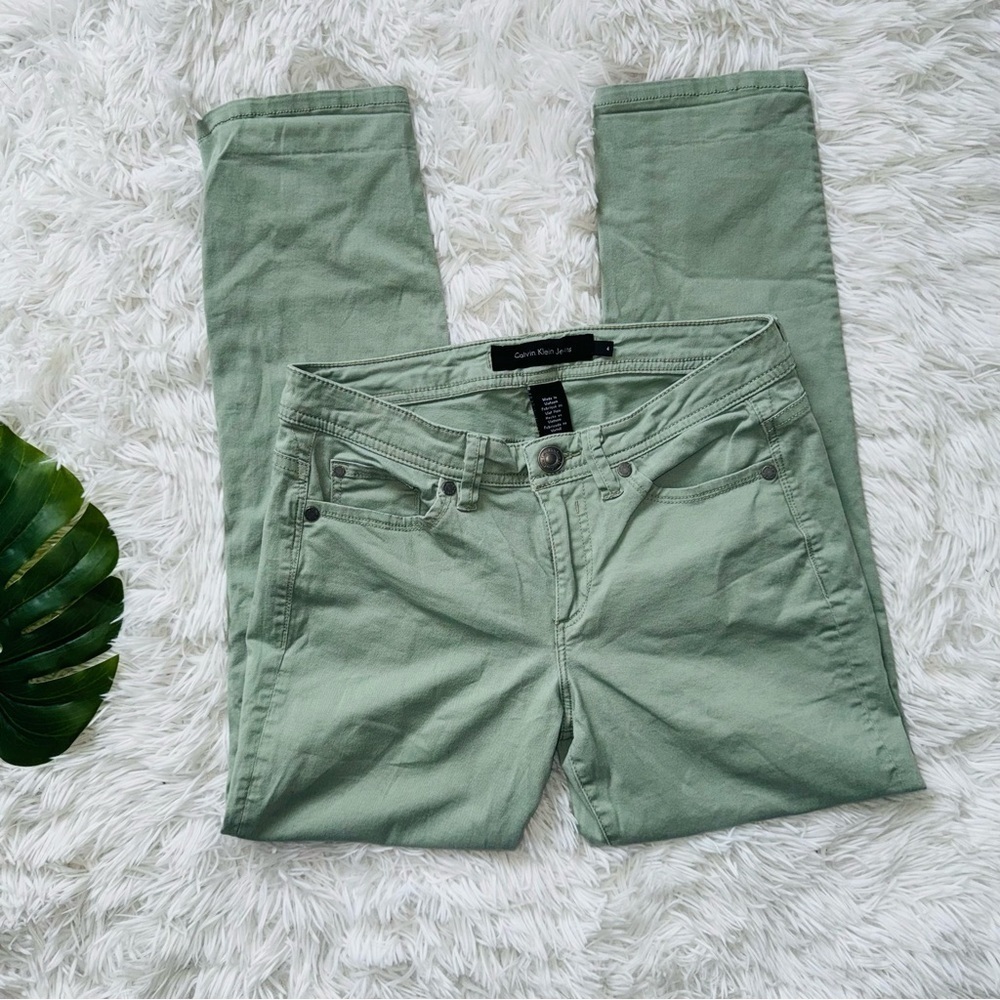 CALVIN KLEIN JEANS | Light Khaki Jeans Size 4